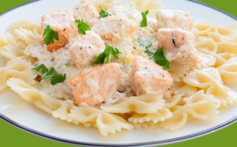 Salmon Lemon Cream pasta